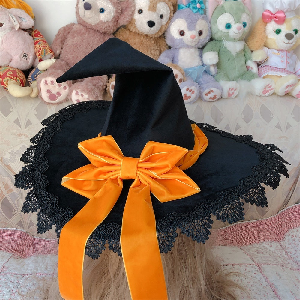 Party Holiday Handmade Halloween Witch Hat