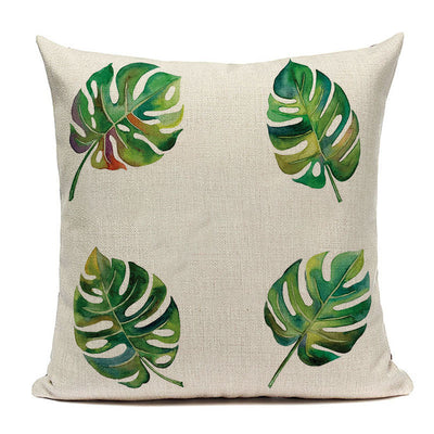 Leaf Hugging Pillow Case Sofa Cushion Napping Pillow Lumbar Cushion Cover Pillow Case Seat Pillow Cover