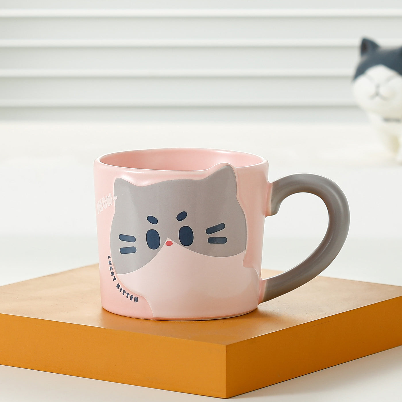 Cute Cat Mug Creative Coffee Cup
