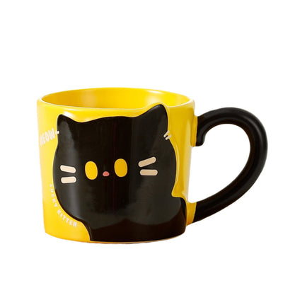 Cute Cat Mug Creative Coffee Cup
