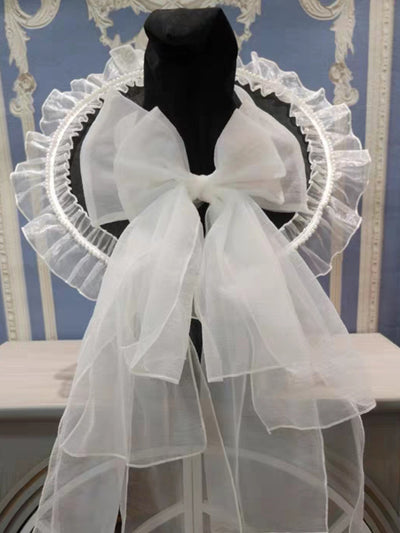 Lace Long Streamer Girl's Cap Halloween Wizard's Hat