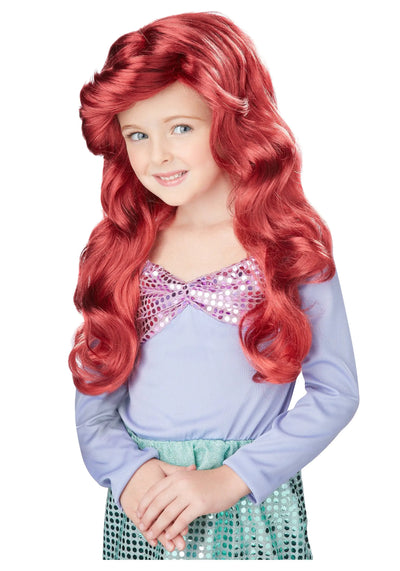 California Costumes Little Mermaid Wig Red Child Accessory One Color