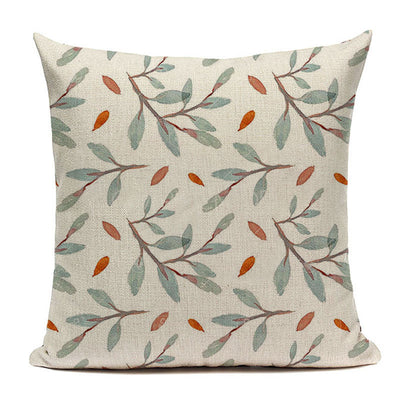 Leaf Hugging Pillow Case Sofa Cushion Napping Pillow Lumbar Cushion Cover Pillow Case Seat Pillow Cover
