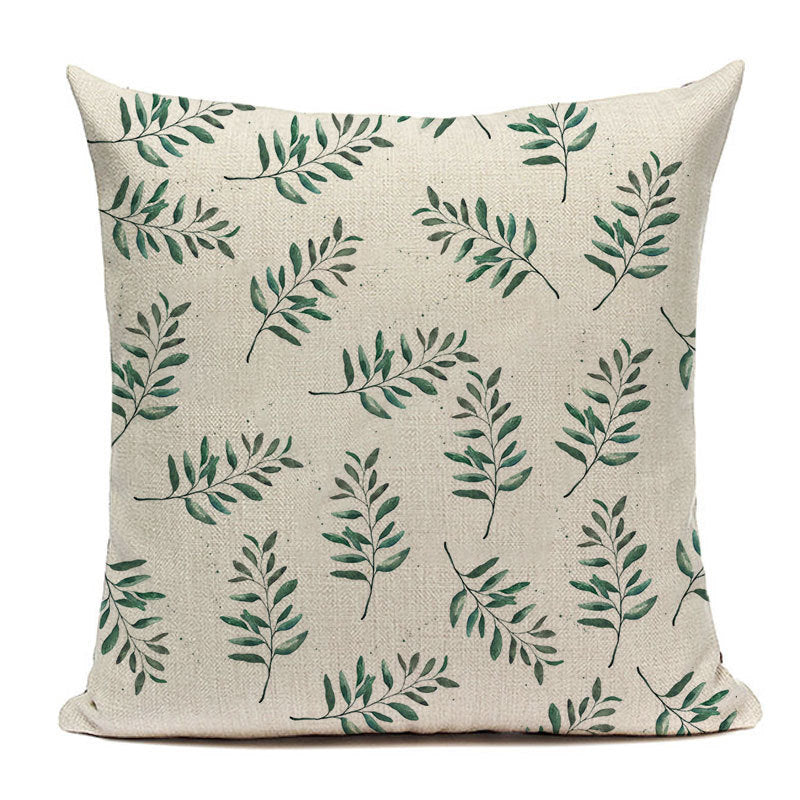 Leaf Hugging Pillow Case Sofa Cushion Napping Pillow Lumbar Cushion Cover Pillow Case Seat Pillow Cover