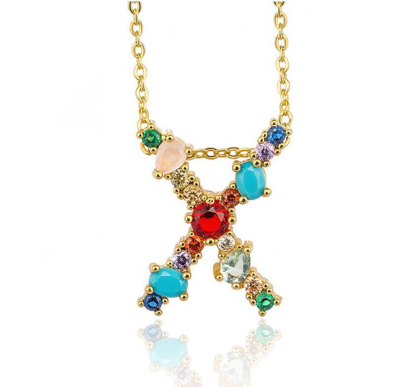 26 English alphabet necklaces