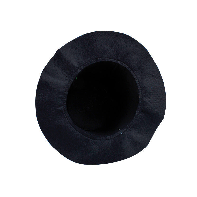 Halloween Snowman Hat Christmas Black Felt Magic Hat