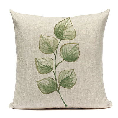 Leaf Hugging Pillow Case Sofa Cushion Napping Pillow Lumbar Cushion Cover Pillow Case Seat Pillow Cover