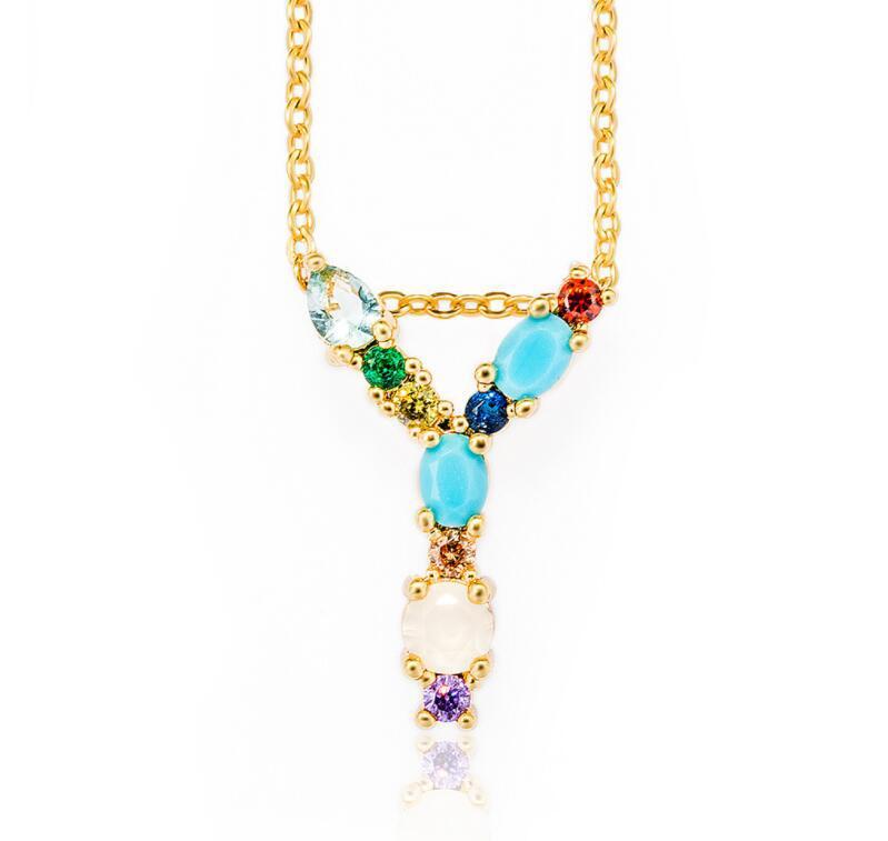26 English alphabet necklaces