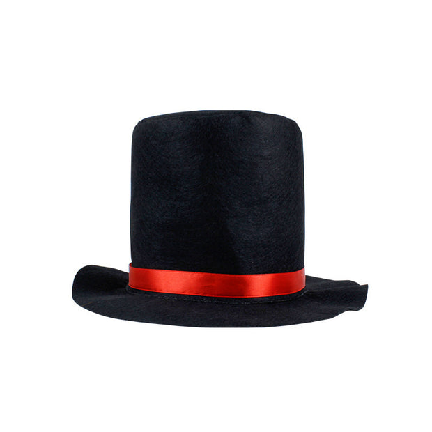 Halloween Snowman Hat Christmas Black Felt Magic Hat