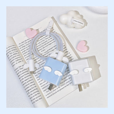 Data Cable Charger Head Protection Sleeve