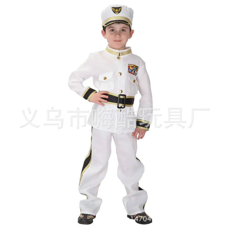Kids' Halloween Costumes: Police, Firefighter, Pilot