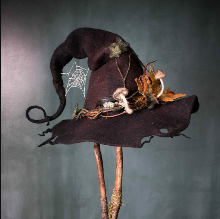 Halloween Party Felt Witch Hat