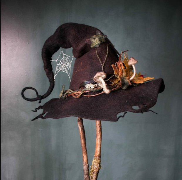 Halloween Party Felt Witch Hat