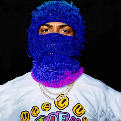 Halloween Ski Cap Funny Black Coil