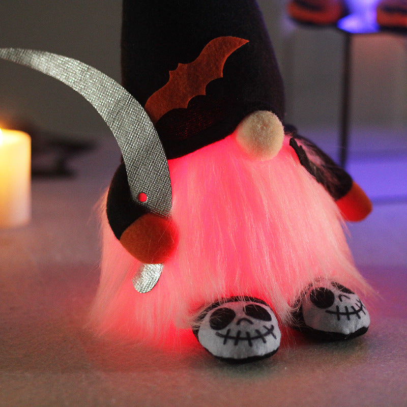 Halloween Decorations Non-woven Decoration With Lights