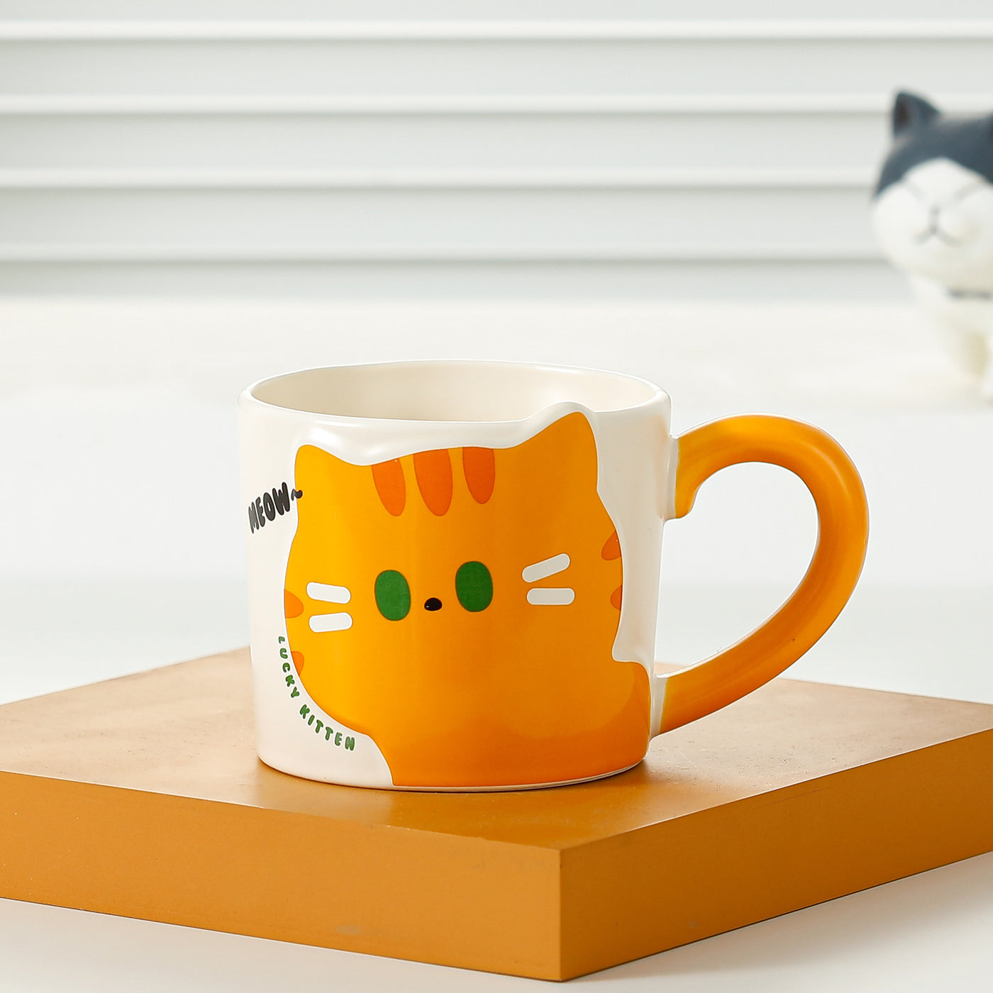 Cute Cat Mug Creative Coffee Cup
