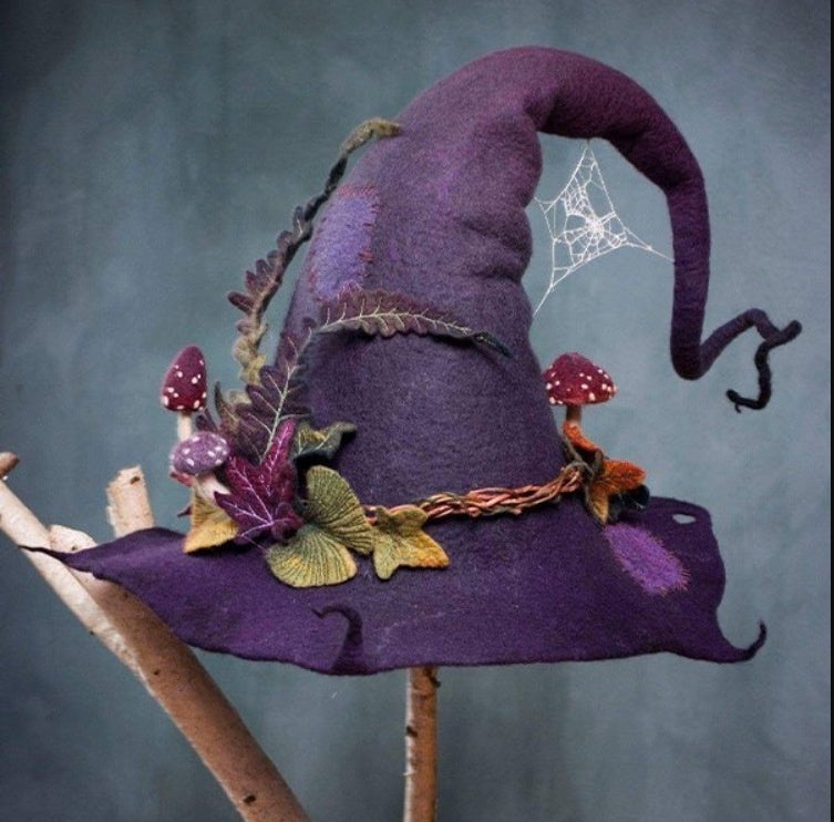 Halloween Party Felt Witch Hat