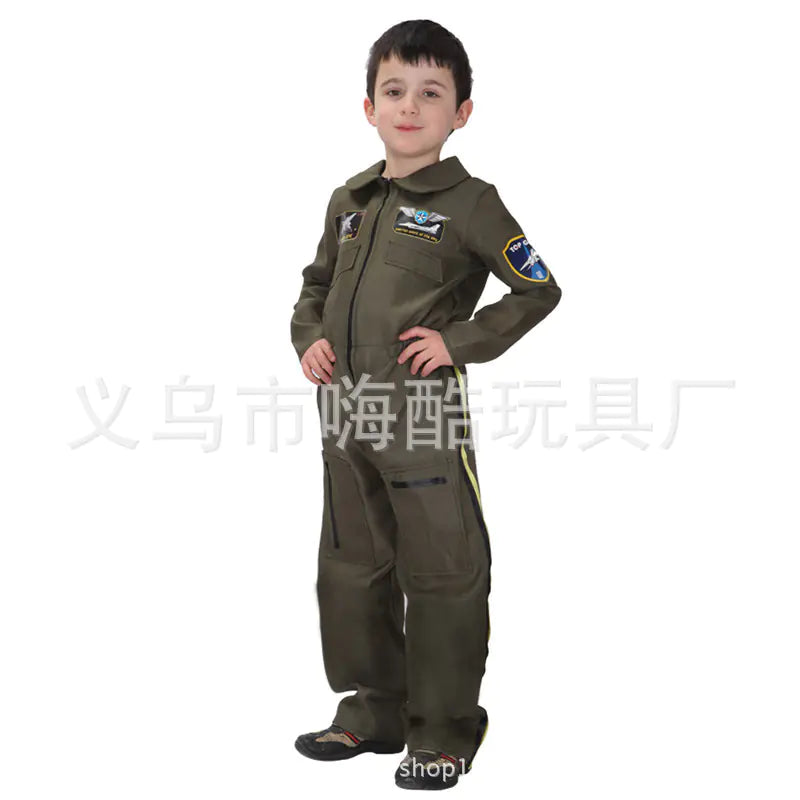 Kids' Halloween Costumes: Police, Firefighter, Pilot