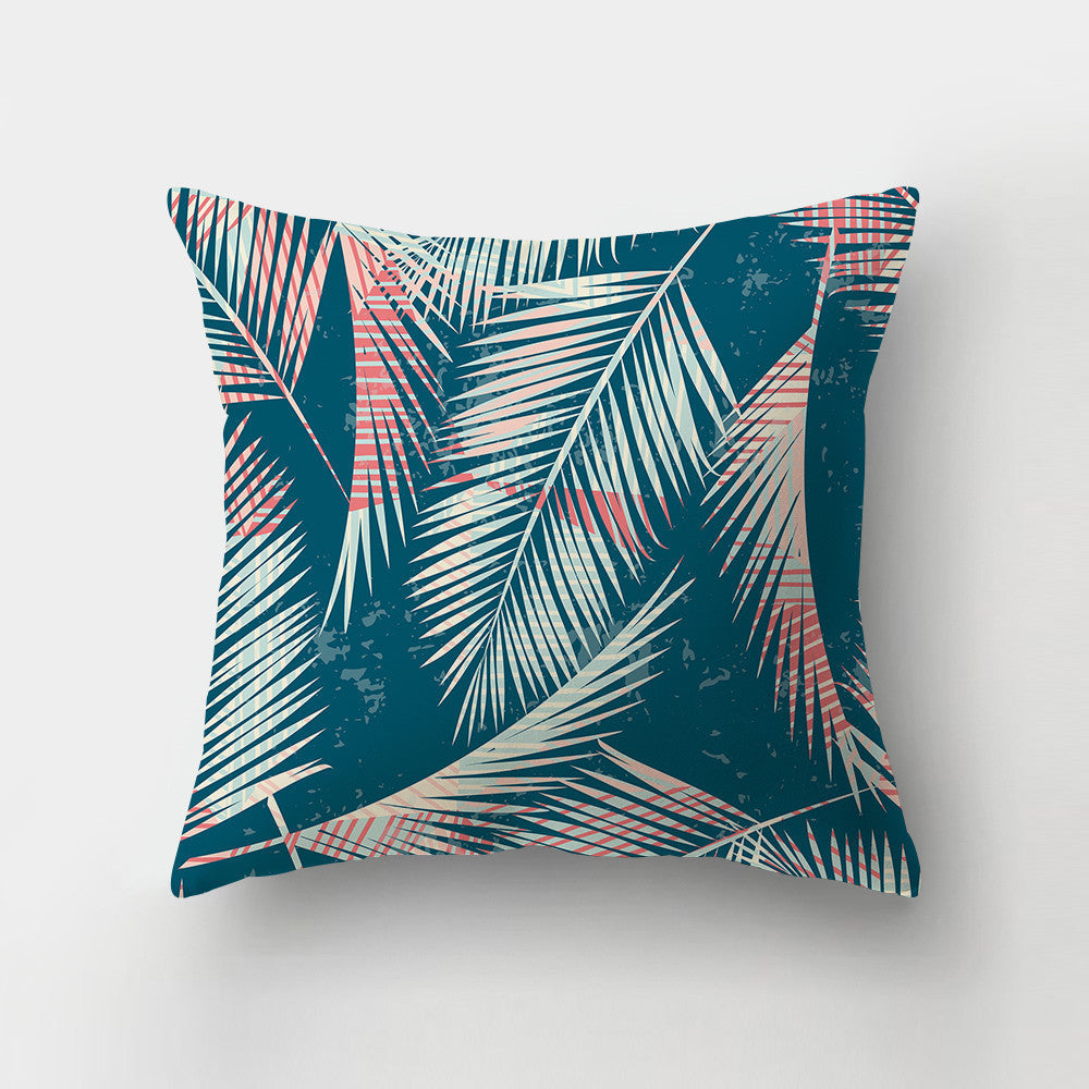 Ins Nordic Tropical Plant Pillow Case Amazon Home Supplies Office Printed Cushion Pillow Case