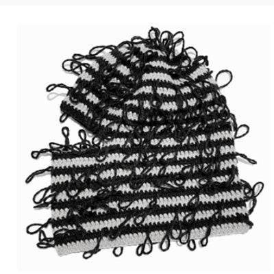 Halloween Ski Cap Funny Black Coil