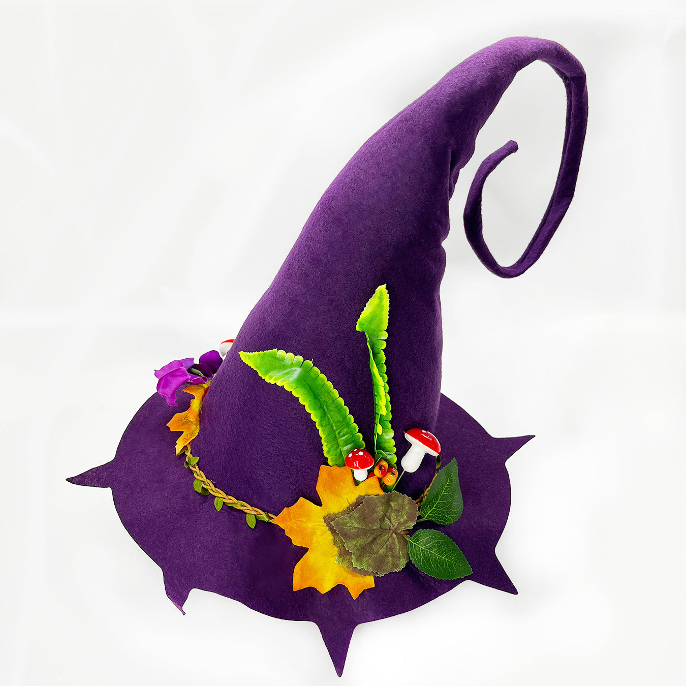 Halloween Witch Hat Halloween Party Felt Pointed Hat Felt Craft Hat