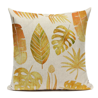 Leaf Hugging Pillow Case Sofa Cushion Napping Pillow Lumbar Cushion Cover Pillow Case Seat Pillow Cover