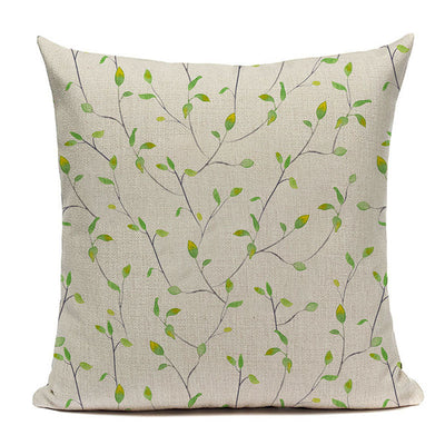 Leaf Hugging Pillow Case Sofa Cushion Napping Pillow Lumbar Cushion Cover Pillow Case Seat Pillow Cover