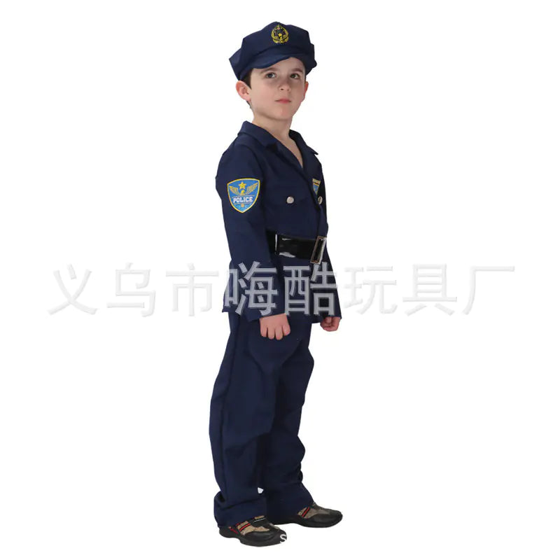 Kids' Halloween Costumes: Police, Firefighter, Pilot