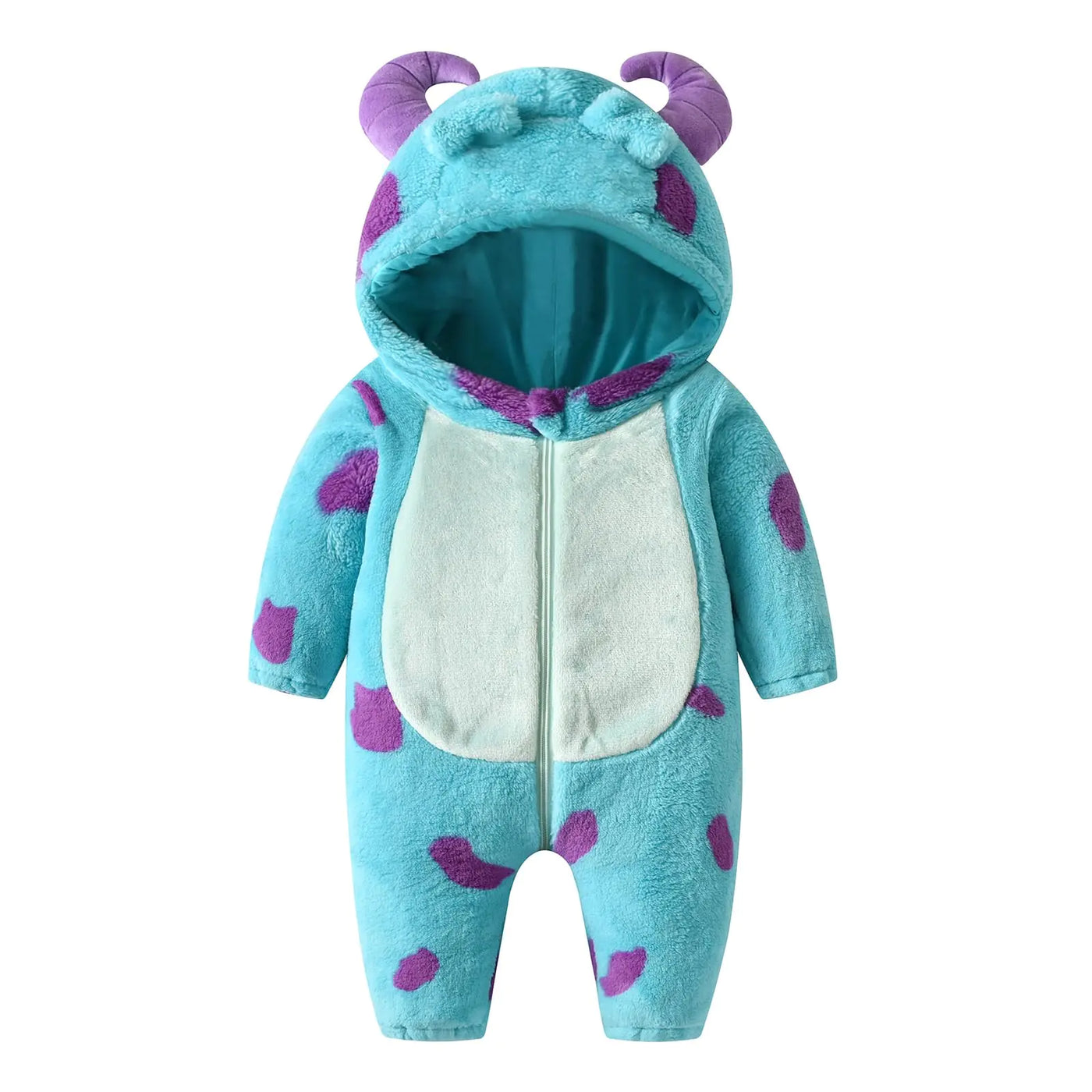 FEIBEL Baby Halloween Costumes Cute Animal Outfit Funny Monster Costume Halloween Gifts for Infant Toddler Kids (Blue 4-5 Years)