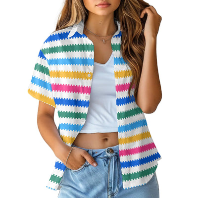 99TIMORO Space Movie Halloween Shirts Warship Button Shirt Halloween Short Sleeve Shirt